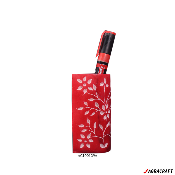 Handicraft Marble Touch Art Work Pen Stand