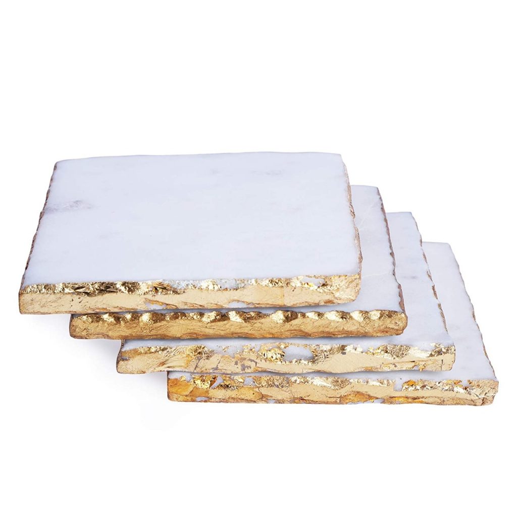 White Marble Coaster set