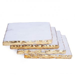 White Marble Coaster set