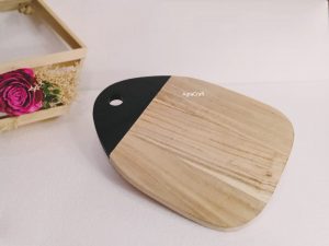 Agracraft Unique Style wooden chopping board black & brown