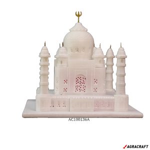Agracraft Handicraft Marble Taj Mahal For Decor