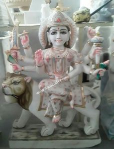 Marble Maa  Sherawali God Statue