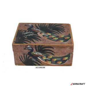 Handicraft Marble Box Painting art work