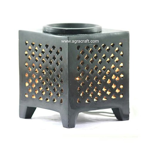 Agracraft Marble soapstone black Aroma lamp  for fragrance