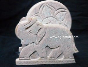 Agracraft Marble Elephant coaster set