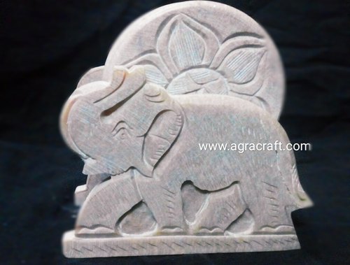 Agracraft Marble Elephant coaster set