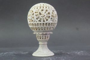 Soapstone Candle Holder 6 inch